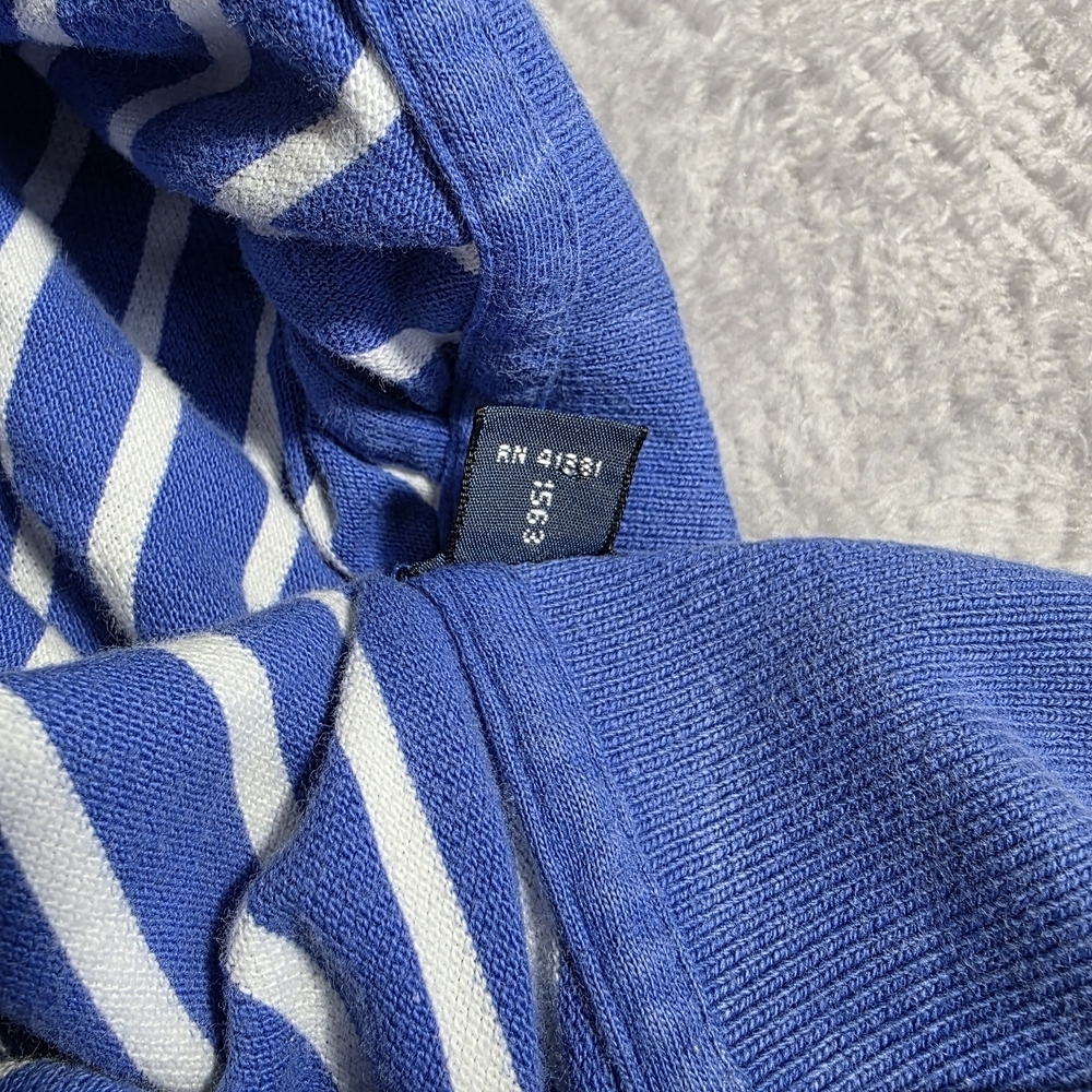 Polo by Ralph Lauren Blue White Striped Polo Shirt Men’s XL Red Pony Logo - Picture 5 of 10